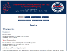 Tablet Screenshot of motorradservice-rostock.de